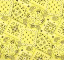 Yellow (Dark) Bandana Fabric - Actual Image.webp
