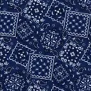 Blue (Navy) Bandana Fabric - Digital Image.webp