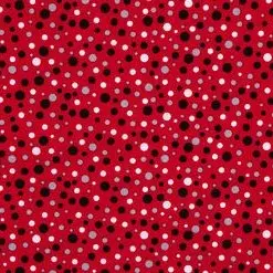 Red Multi Spot Fabric - Digital Image.webp