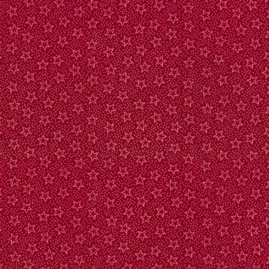 Red Patriotic Star Fabric - Actual Image.webp