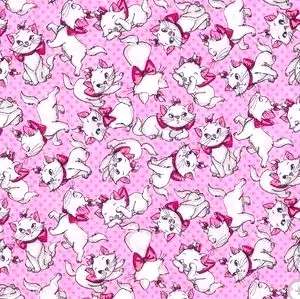 Pink Marie Kitten Fabric - Digital Image.webp