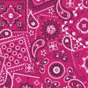Pink Bandana (Dark) Fabric - Actual Image.webp
