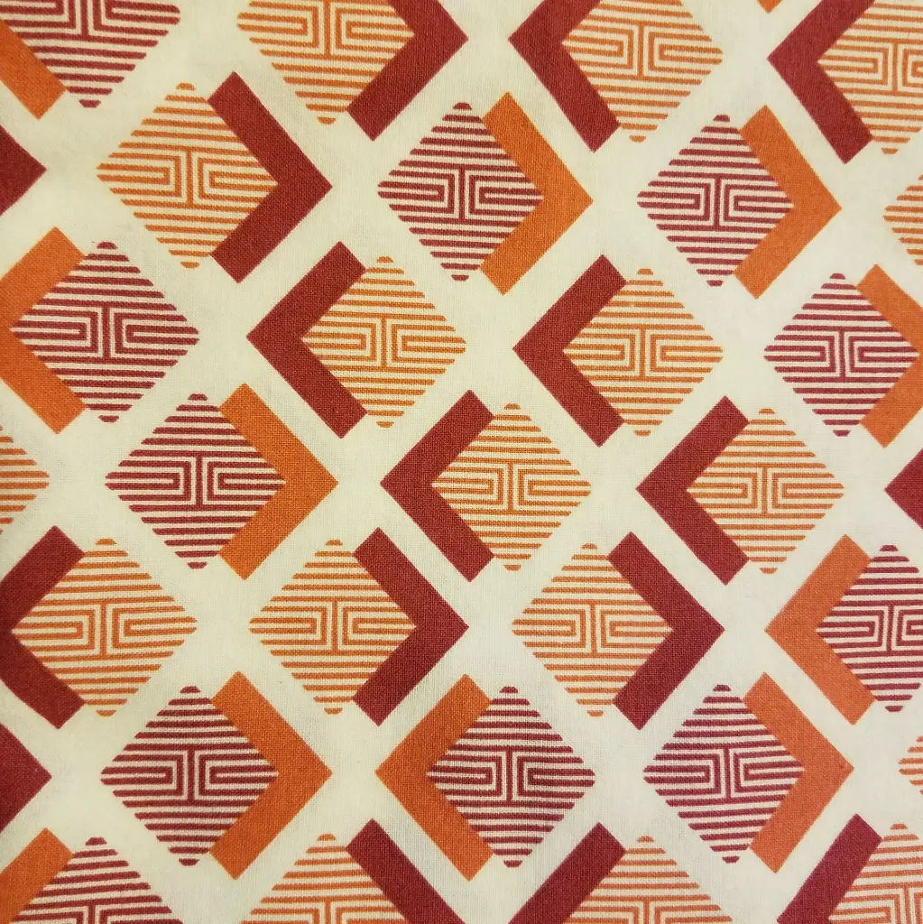 Orange Square Fabric - Actual Image.webp