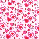 Pink Triple Heart Fabric - Actual Image.webp