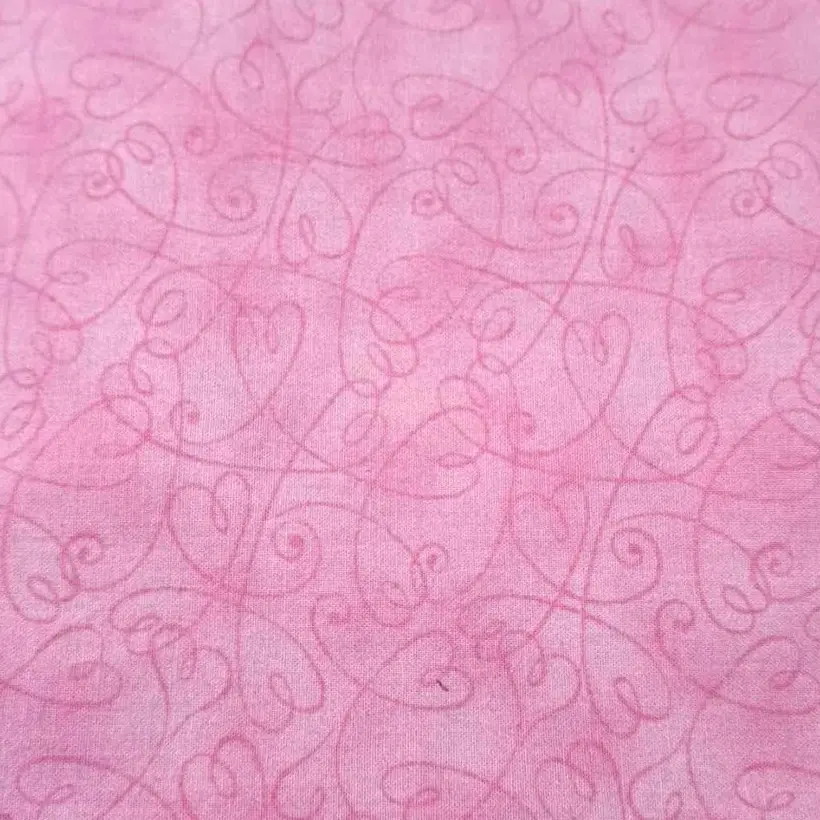 Pink Heart Swirl Fabric - Actual Image.webp