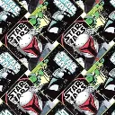 Black Star Wars Mandalorian Fabric - Actual Image.webp