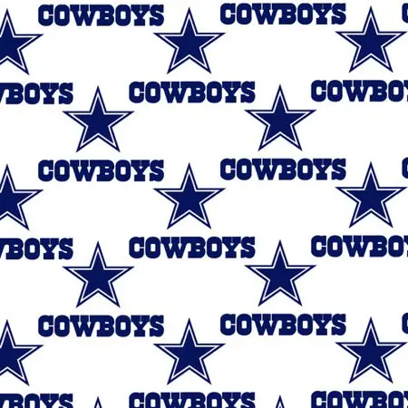 White Dallas Cowboy Fabric - Actual Image.webp