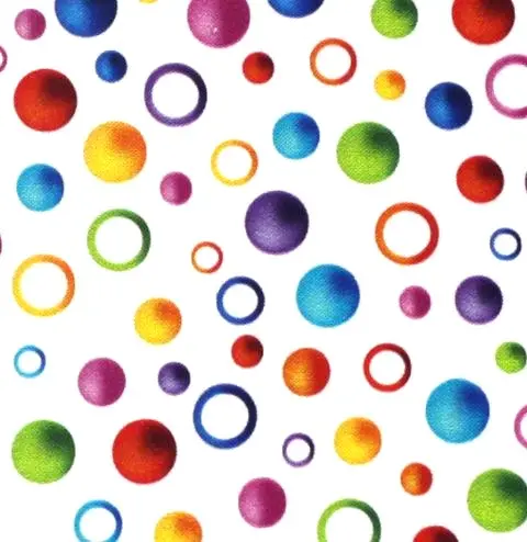 White Bubble Dot Fabric - Actual Image.webp