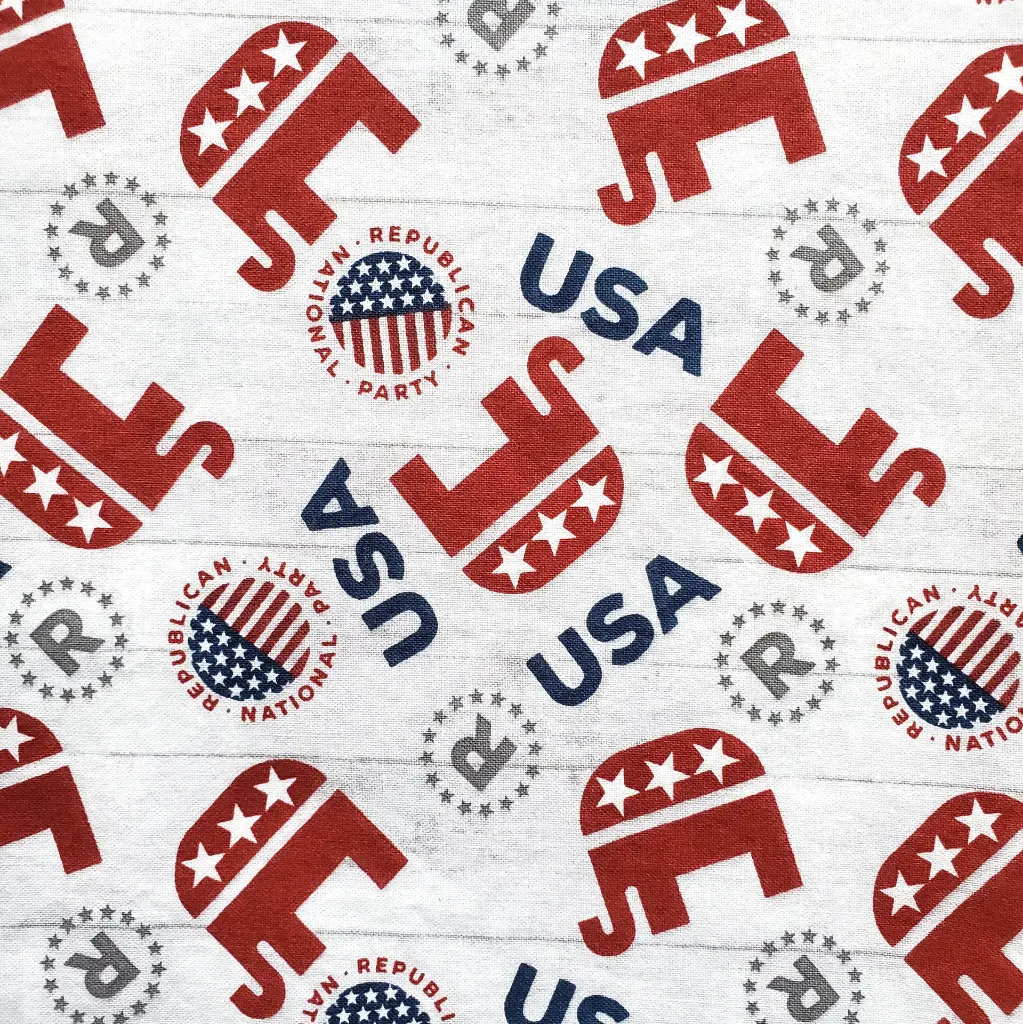 White Republican Fabric - Actual Image.webp