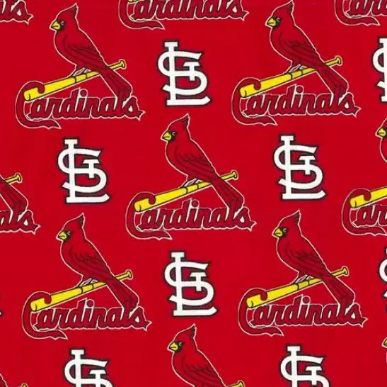 Red St Luis Cardinal Fabric - Actual Image.webp