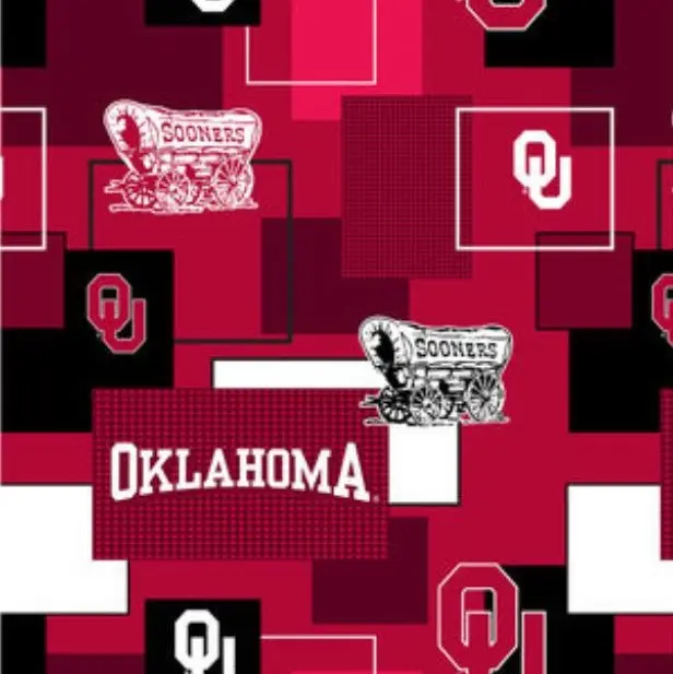 Red OK State Word Fabric - Actual Image.webp