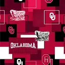 Red OK State Word Fabric - Actual Image.webp