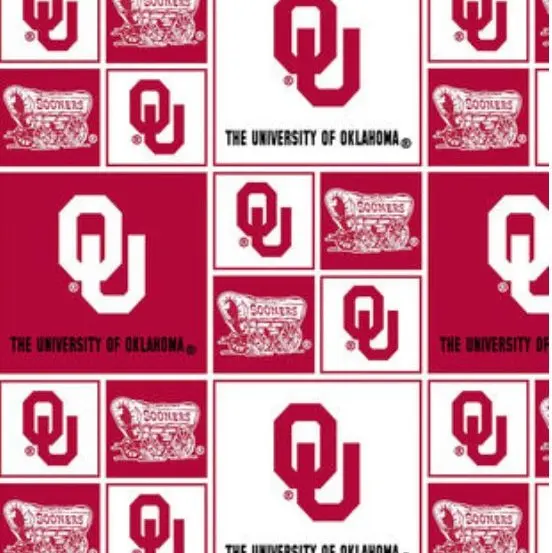 Red OK State Square Fabric - Actual Image.webp