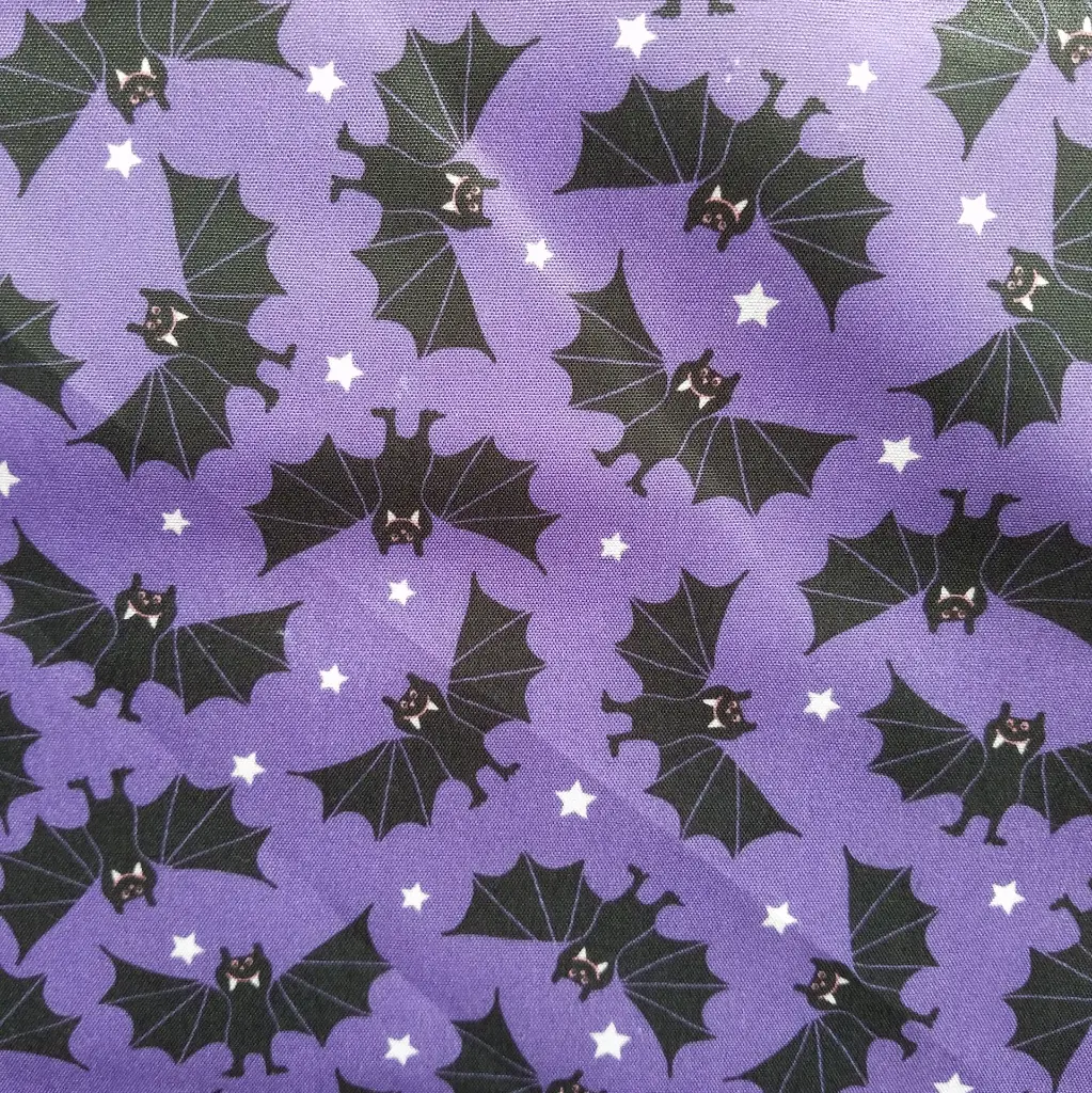 Purple Bats Fabric - Actual Image.webp