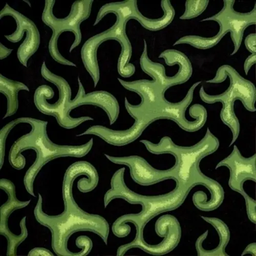 Green Flame Fabric - Actual Image.webp