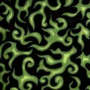 Green Flame Fabric - Actual Image.webp