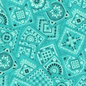 Green Bandana (Light) Fabric - Actual Image.webp
