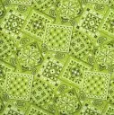 Green Bandana (Lime) Fabric - Actual Image.webp