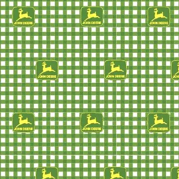 Green John Deer Check Fabric - Actual Image.webp