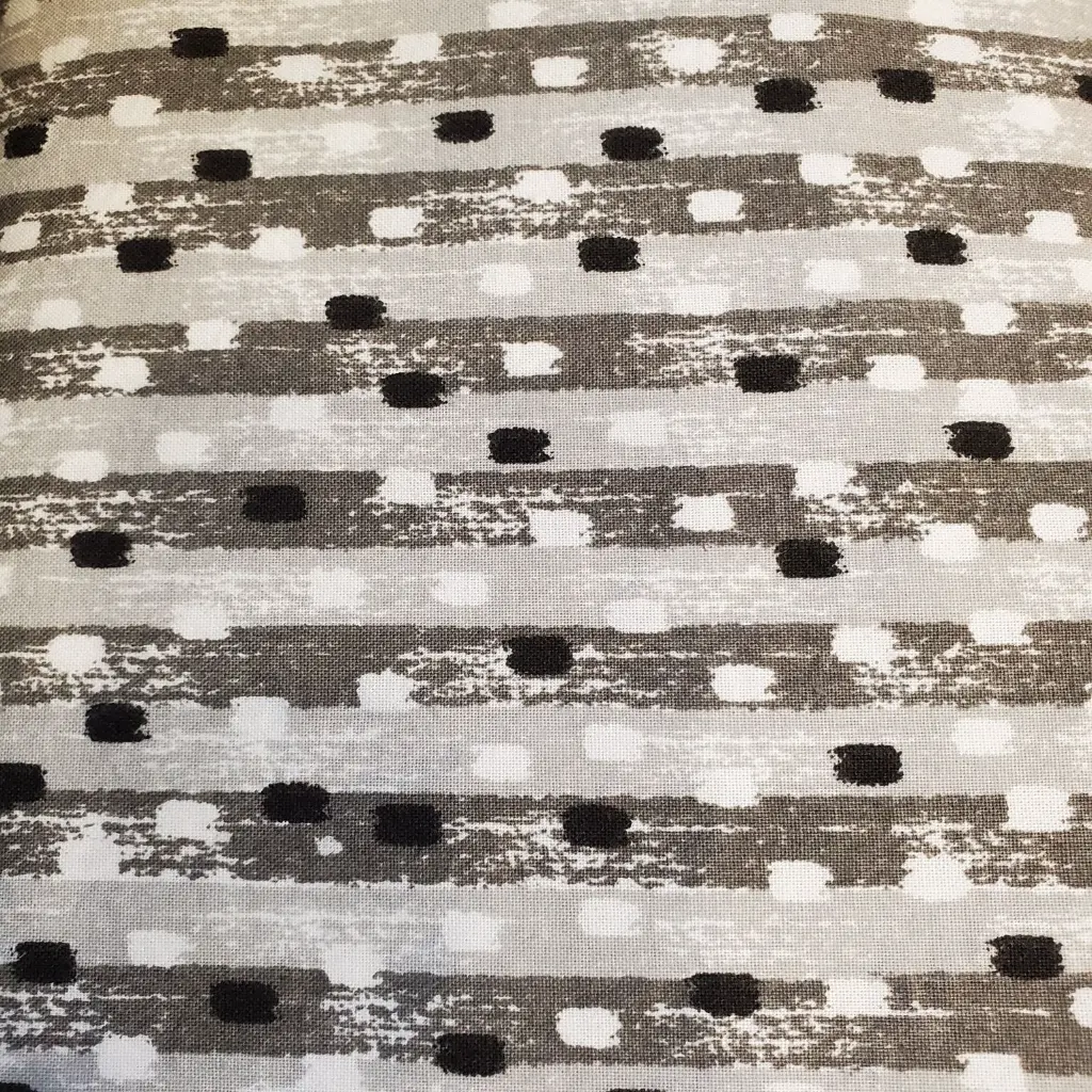 Gray Blurred Dot Line Fabric - Actual Image.webp