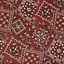 Brown Bandana (Dark) Fabric - Actual Image.webp