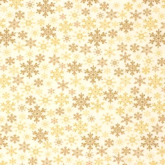 Brown Snowflake Fabric - Actual Image.webp