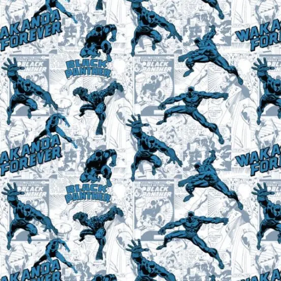 Blue Black Panther Fabric - Actual Image.webp