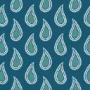 Blue Tear Drop Fabric - Actual Image.webp