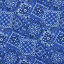Blue Bandana (Dark) Fabric - Actual Image.webp