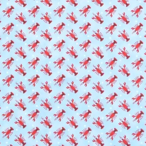 Blue Lobster Fabric - Actual Image.webp