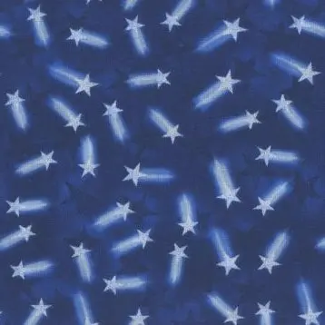 Blue Patriotic Shooting Star Fabric - Actual Image.webp