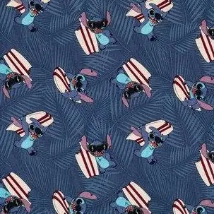 Blue Lilo Stitch Fabric - Actual Image.webp