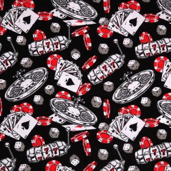 Black Red Casino Fabric - Actual Image.webp