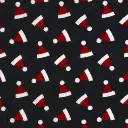 Black Santa Hat Fabric - Actual Image.webp