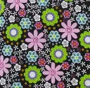 Black Pink Floral Fabric - Actual Image.webp