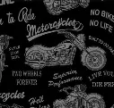 Black Motorbike Fabric - Actual Image.webp