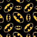 Black Batman Emblem Fabric - Actual Image.webp