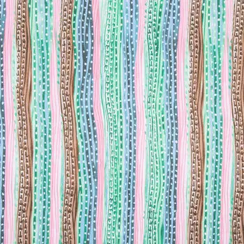 Green Cactus Stripe Fabric - Actual Image.webp