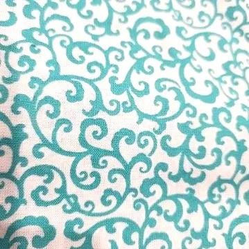 Green Scroll Fabric - Actual Image.webp