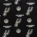 Black San Antonio Spurs Fabric - Actual Image.webp