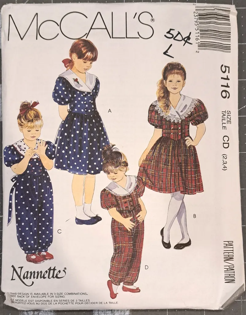 5116 - Child (Girl) Vintage Pattern.webp