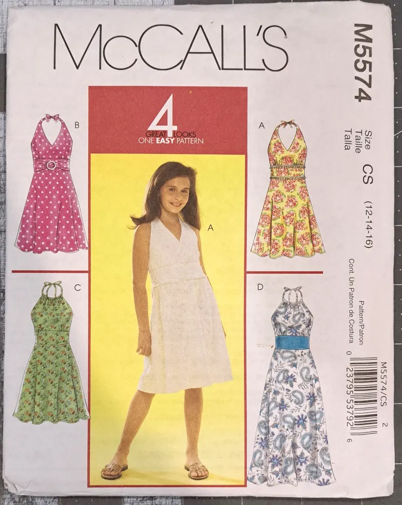 5574 - Child (Girl) Vintage Pattern.webp