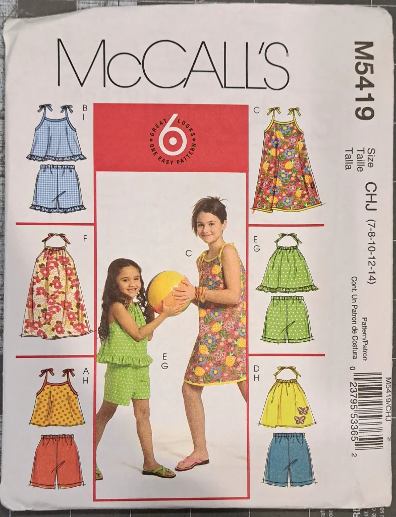 5419 - Child (Girl) Vintage Pattern.webp