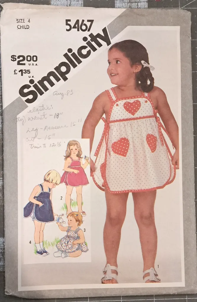 5467 - Child (Girl) Vintage Pattern.webp