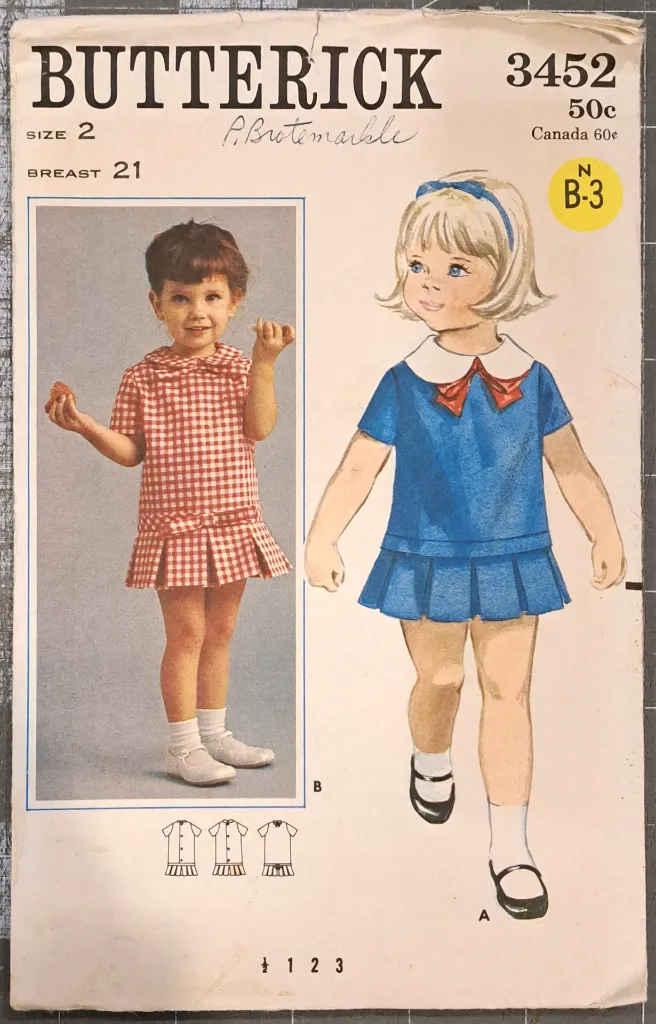 3452 - Child (Girl) Vintage Pattern.webp