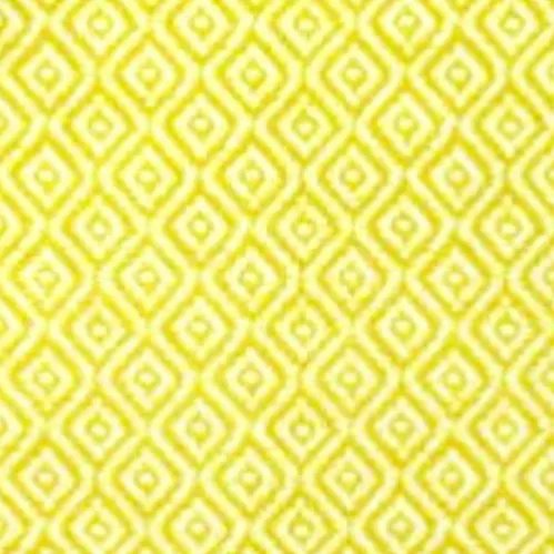 Yellow Retro Diamond Fabric - Actual Image.webp