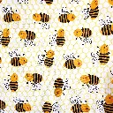 Yellow Honeybee Fabric - Actual Image.webp