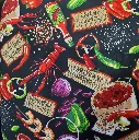Black Cajun Creole Fabric - Actual Image.webp