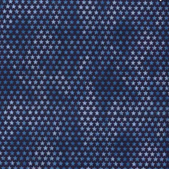 Blue Mini Star Fabric - Actual Image.webp