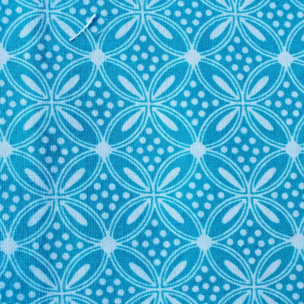 Green Circle Star Fabric - Actual Image.webp